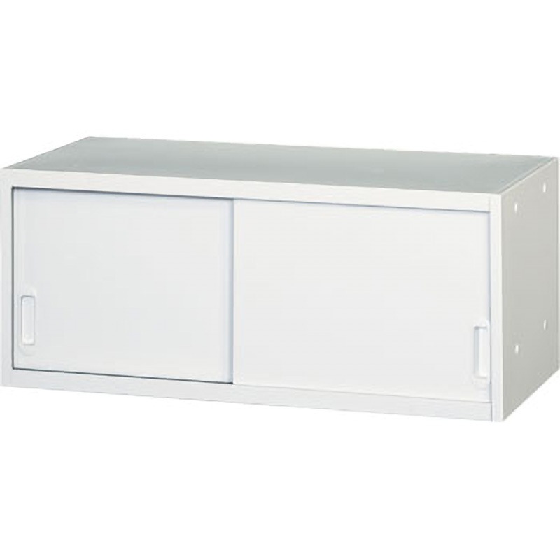 RFUASR-W4A 壁面スチール収納引違戸 ラッチ仕様(上置専用) ノーブランド オフホワイト色 タイプH380
