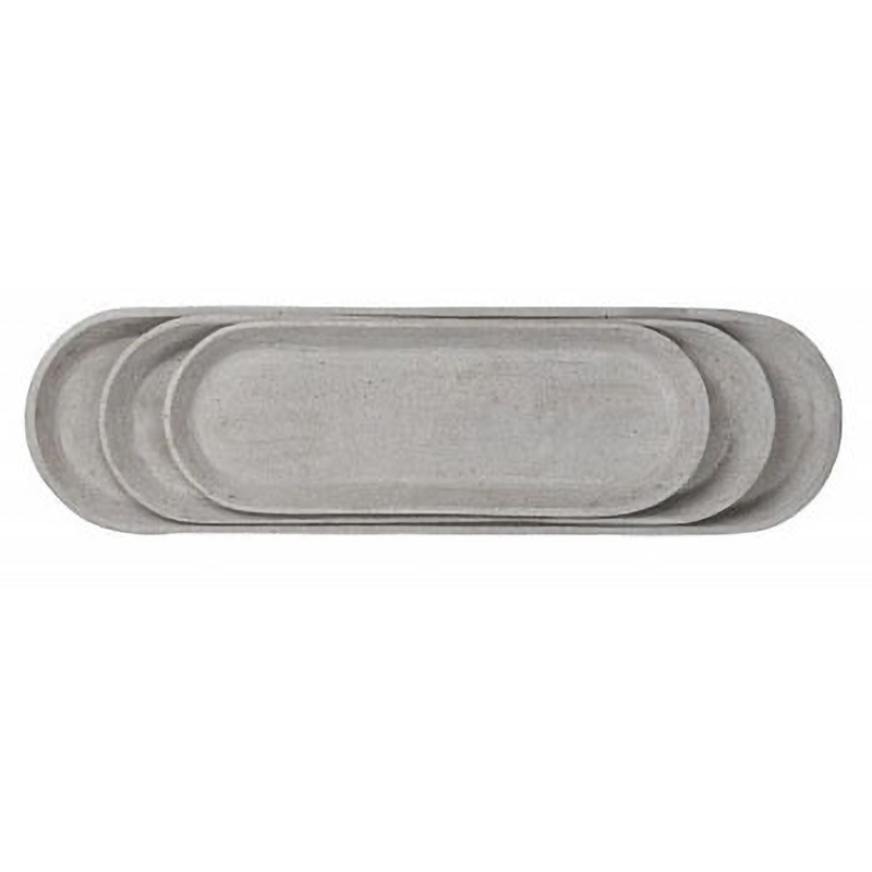 オーバル キャンドルトレイ AFFARI OF SWEDEN 幅60cm奥行16.5cm高さ2.5