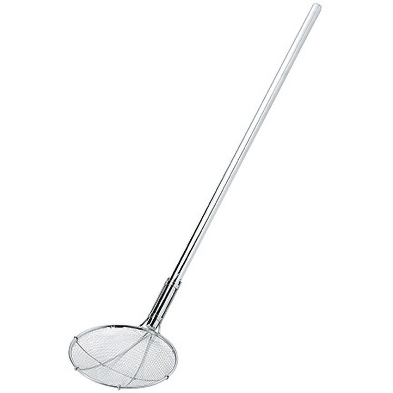 18-8 パイプ柄すくい網 丸型 24cm 1個 ホクリク総業 【通販モノタロウ】