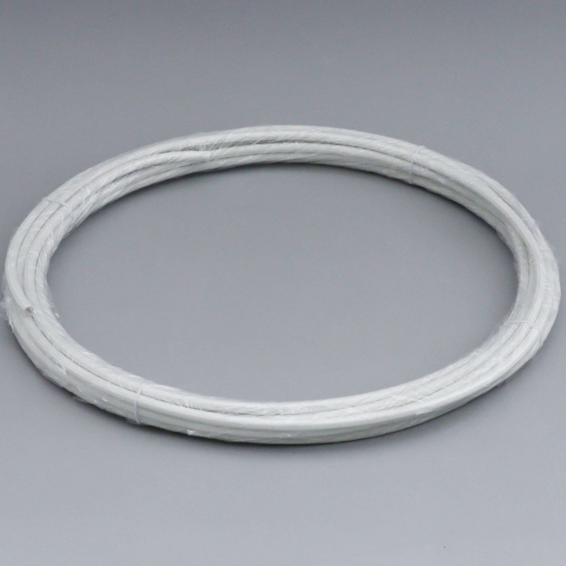 600V LKGB 5.5SQ 白 耐熱電線600Vシリコーンゴム絶縁ガラス編組電線 日星電気 芯数(C)1 白色 全長10m導体外径3.1mm 5,638円