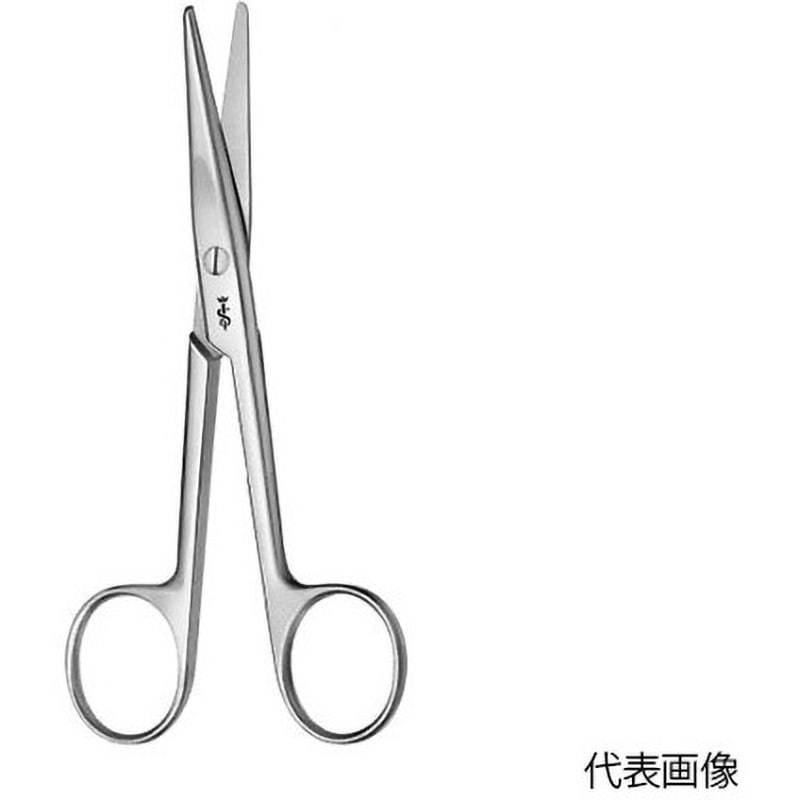 BC570R 切開剪刀 メーヨー・スチーレ 直 BCシリーズ 1個 ビー・ブラウンエースクラップ 【通販モノタロウ】鋼製小物