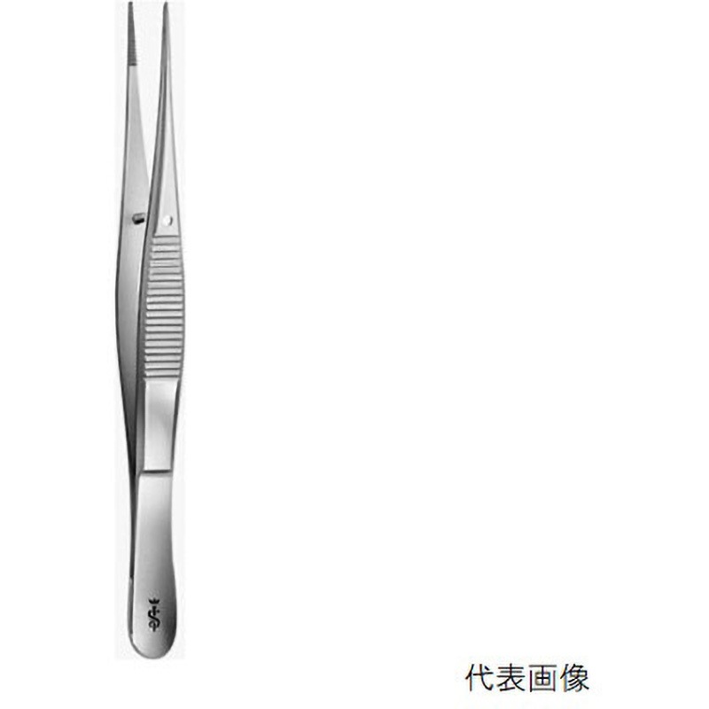 BD304R マイクロピンセット 無鈎 直 BDシリーズ 1個 ビー・ブラウン