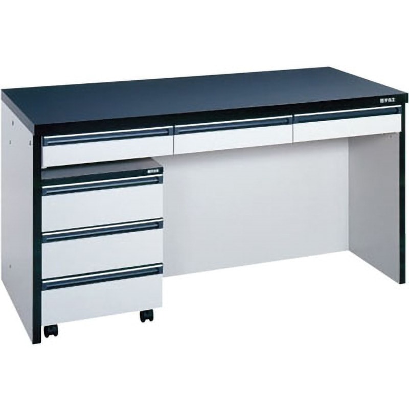 STA-15LA サイド実験台(キャビネットワゴン1台・引出し付) サカエ