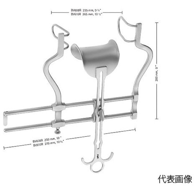 BV610R 腹壁開創器セット BVシリーズ 1個 ビー・ブラウンエースクラップ 【通販モノタロウ】