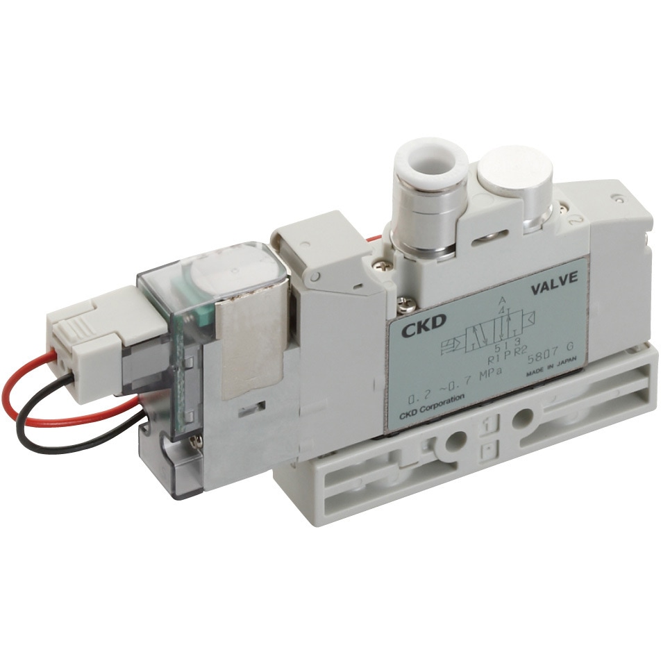 3GA110R-C6-E20H-3 パイロット式3ポート空圧バルブ ダイレクト配管 3GA Rシリーズ CKD 圧縮空気用   3GA110R-C6-E20H-3