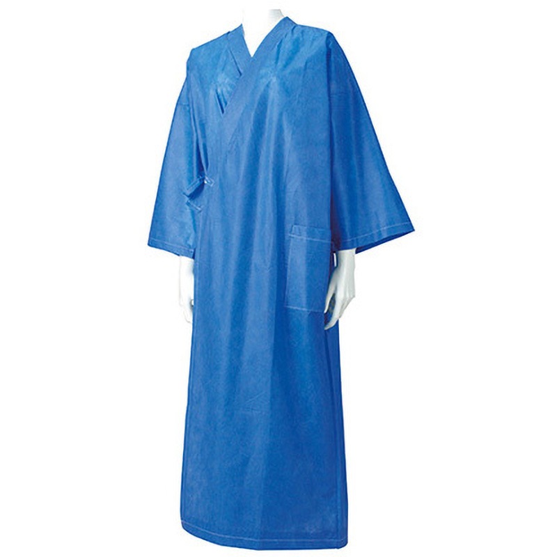 40565 OW検査用ガウン L SMSブルー 50枚入 1箱(2袋×25枚) アメジスト(大衛) 【通販モノタロウ】