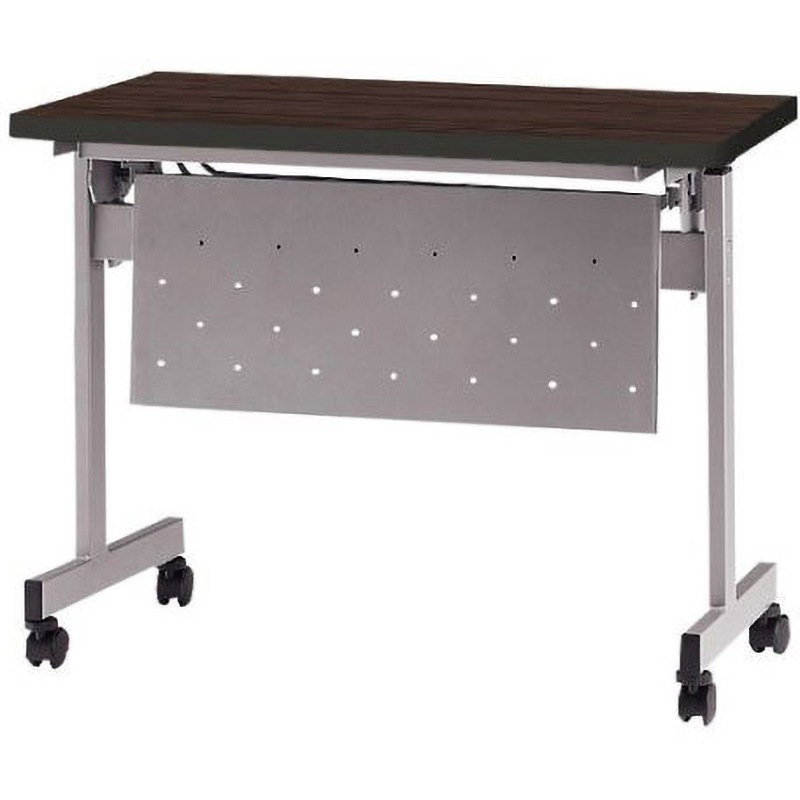 HSN-1245P-RO 天板跳上式スタックテーブル パネル付 天板色：ローズ TOKIO(藤沢工業) 高さ720mm間口1200mm奥行450mm  HSN-1245P-RO