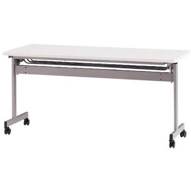 HSN-1560-W 天板跳上式スタックテーブル パネルなし 天板色：ホワイト TOKIO(藤沢工業) 高さ720mm間口1500mm奥行600mm  HSN-1560-W