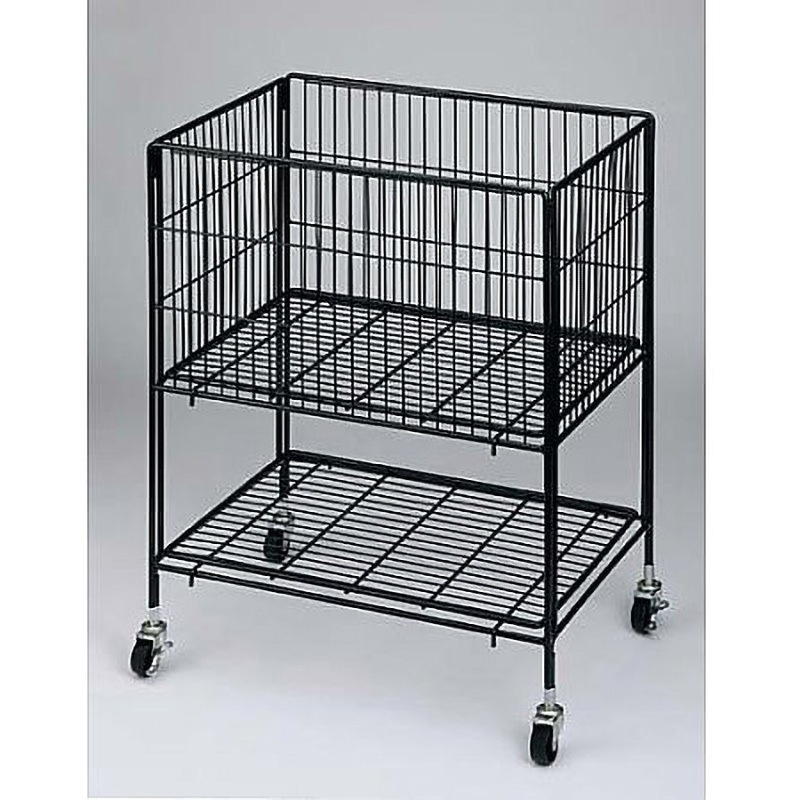 KW6040BK 軽量ワイヤーワゴン 東亜鍛工 耐荷重60kg 幅600mm奥行450mm高さ805mm  KW6040BK