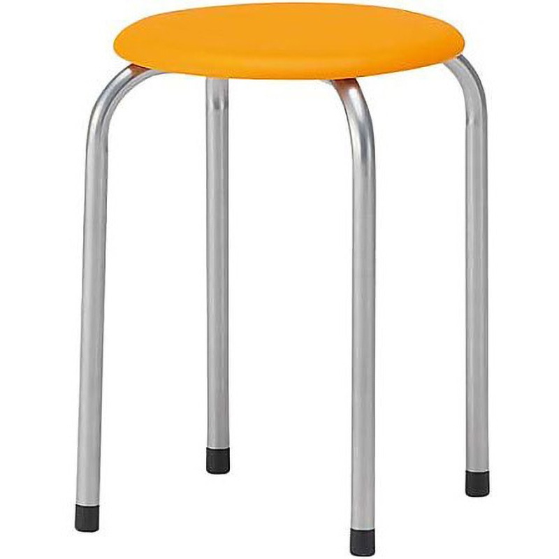 M-22OR スツール オレンジ 6脚セット 1セット(6脚) TOKIO(藤沢工業) 【通販モノタロウ】