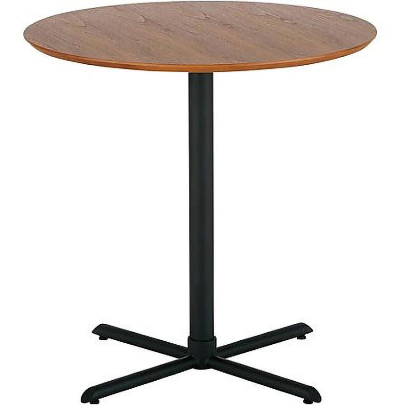 SST-280DB 突板ラウンドカフェテーブル ダークブラウン あずま工芸 天板厚さ18mm  SST-280DB