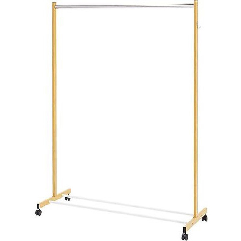 3-6 木目柄スチールパイプハンガー 林製作所 質量7kg   3-6