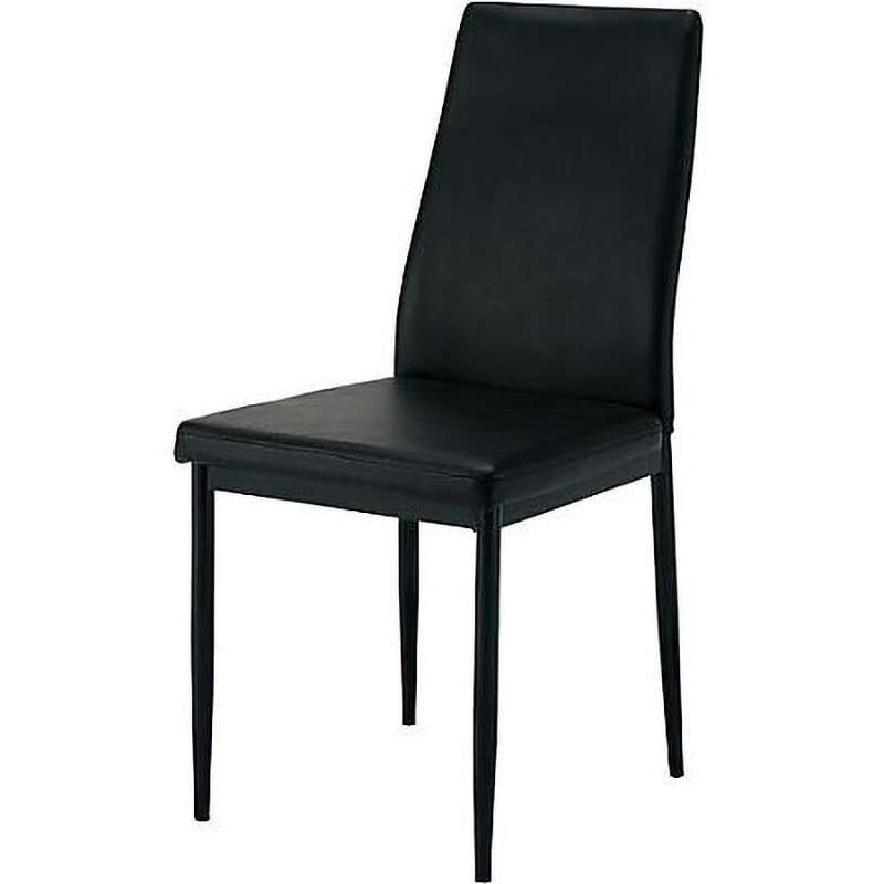 TDC-9779BK ルークチェア TDCシリーズ あずま工芸 ブラック色  1セット(2脚) TDC-9779BK