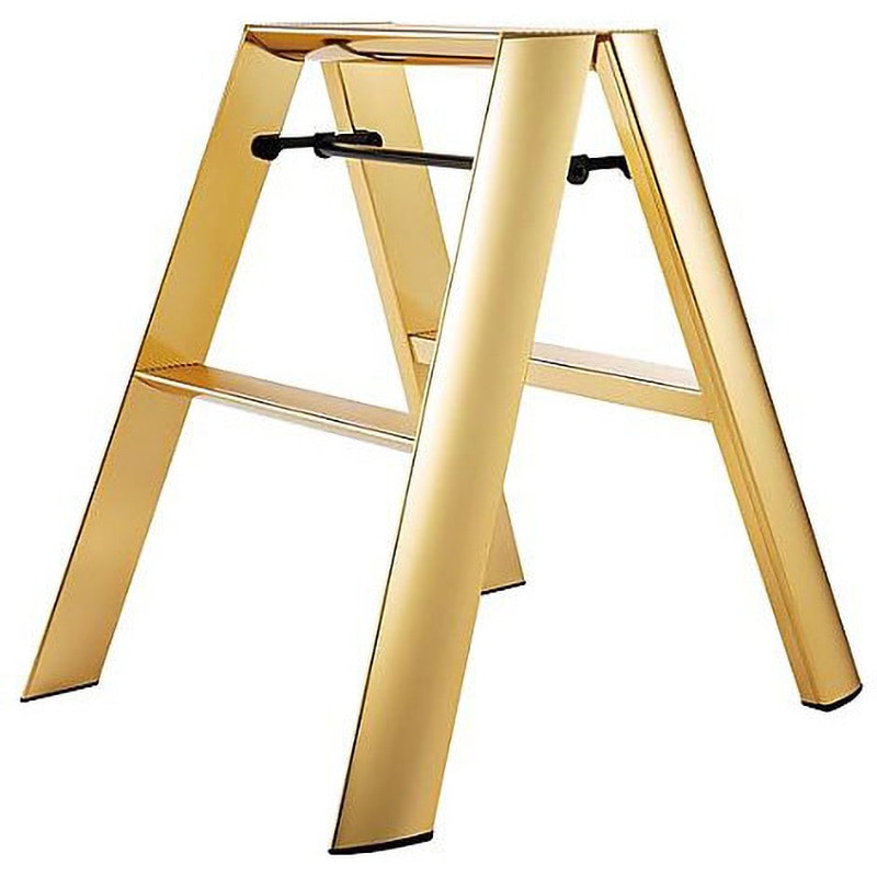 ルカーノ　踏み台2段 （折りたたみ式） ML2.0-2J(GD) 踏み台 ルカーノ 2段 ML2.0-2Jシリーズ 1台 長谷川