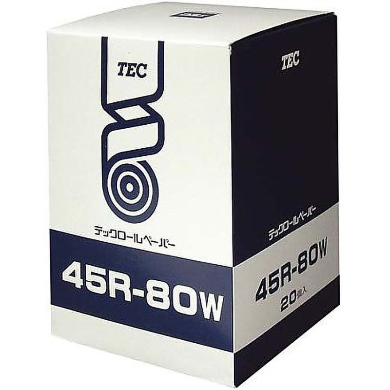 45R-80W 上質ロールペーパー 20巻 東芝 幅45mm外径80mm  45R-80W 5,246円