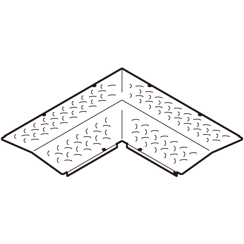 ■NEGUROSU 外直角L形分岐カバー[送料別途見積り][掲外取寄][店頭受取不可] ネグロス電工 外直角L形分岐屋根形カバー ノンスリップタイプ 適合