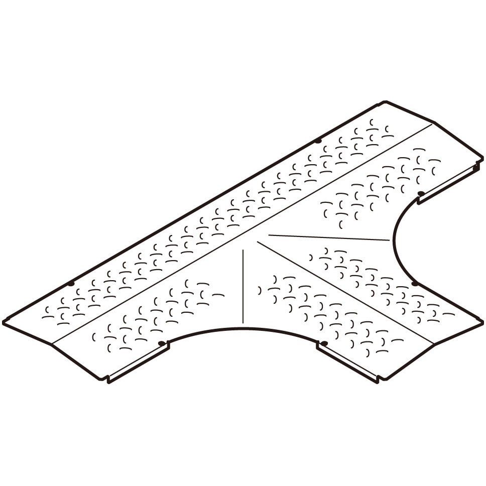 SD-CVT40NSY T形分岐屋根形カバー(ノンスリップタイプ) 1個 ネグロス
