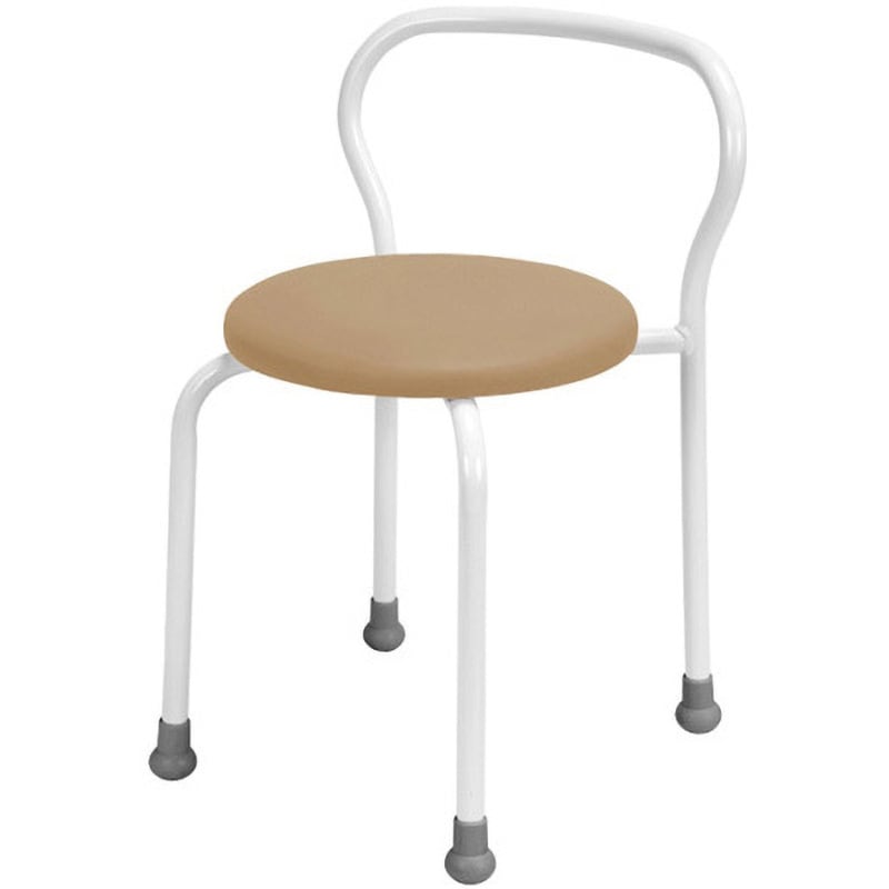 700-7418 丸椅子 ポルカ2 背付きタイプ 700シリーズ 1台 日本ホップス 【通販モノタロウ】