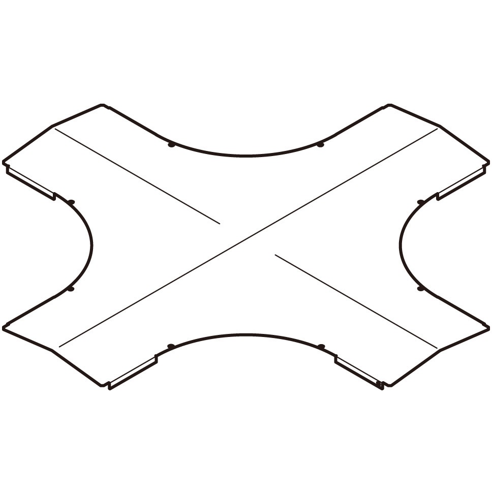 SD-CVX120GY X形分岐カバー 1本 ネグロス電工 【通販モノタロウ】