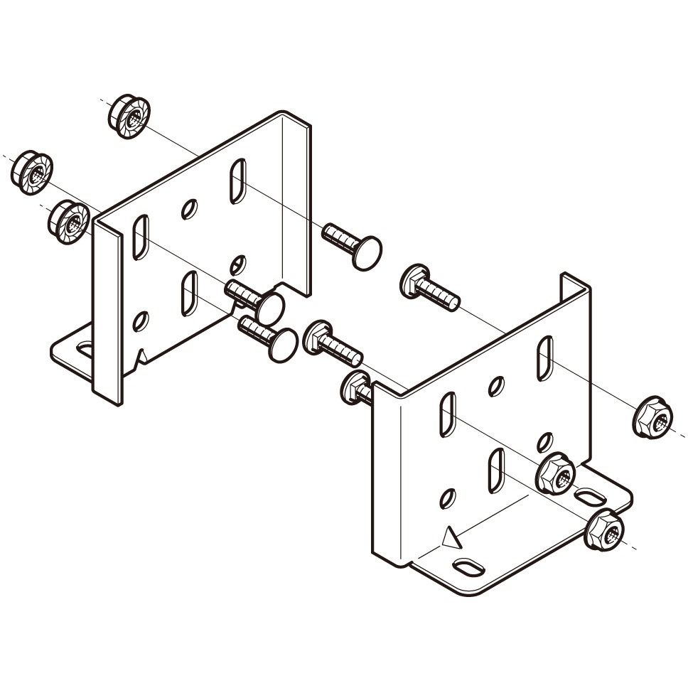 B15RU1R 垂直支持金具 ネグロス電工 1セット(2組) B15RU1R 5,542円