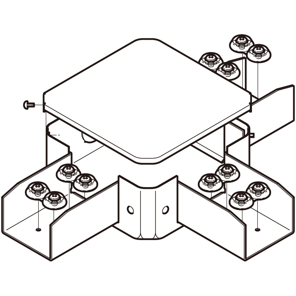 ジャンクションボックス ネグロス電工 レースウェイ用部材 【通販
