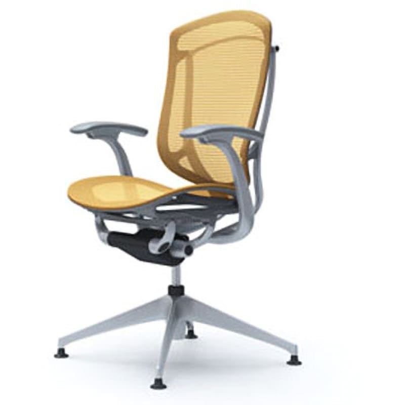 ワキン Contessa ネイビー メッシュオフィスチェア オカムラ コンテッサ