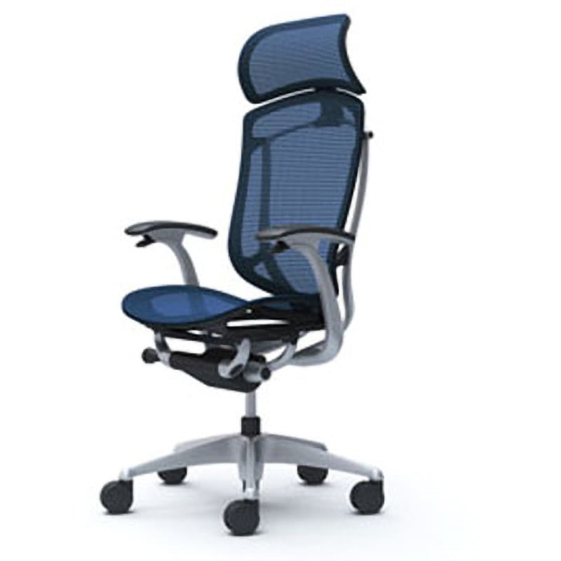 マル様専用】オカムラ サブリナ ハイバック 可動肘 ダークブルー