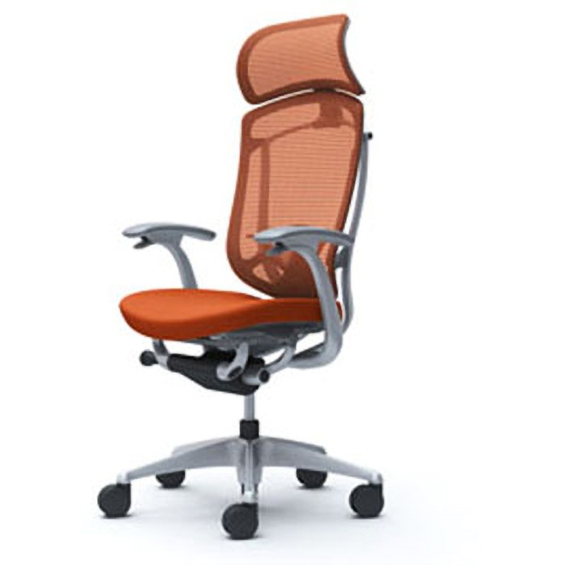 CC47GE FPD8 コンテッサセコンダ オフィスチェア(固定肘・座クッション)(5本脚/エクストラハイバック) 1脚 オカムラ(岡村製作所) 【通販モノタロウ】 119,900円