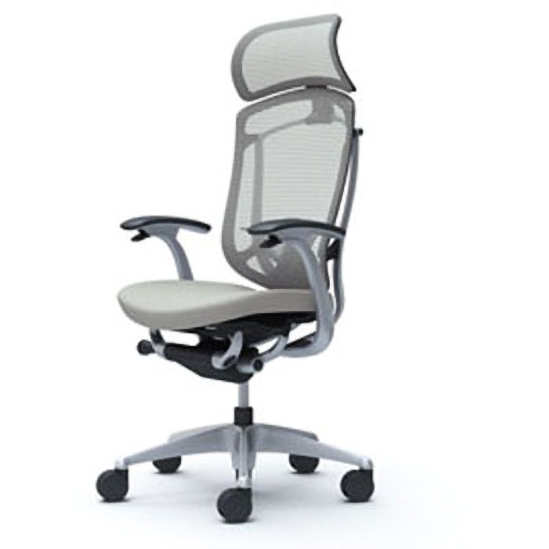 CC47GS FPC3 コンテッサセコンダ オフィスチェア(固定肘・座クッション)(5本脚/エクストラハイバック) 1脚 オカムラ(岡村製作所) 【通販モノタロウ】