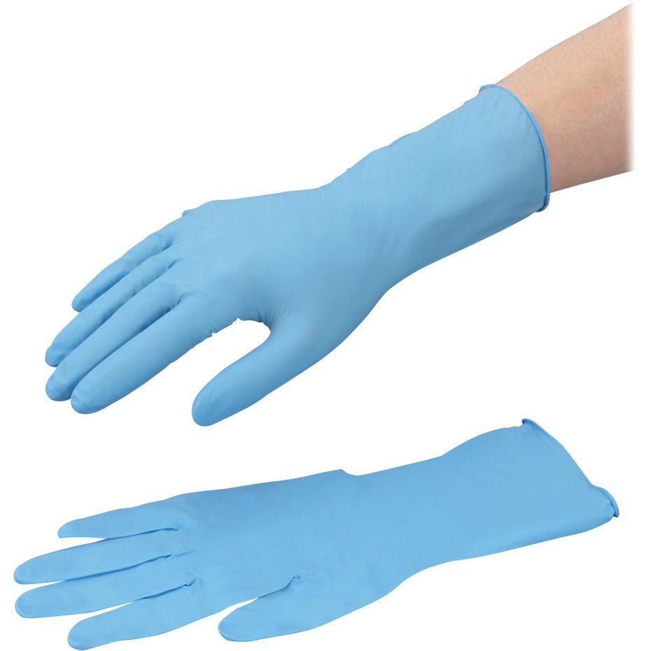 GTF 2909-10X CSM サニーフーズニトリル手袋・ロング アズワン 1000枚