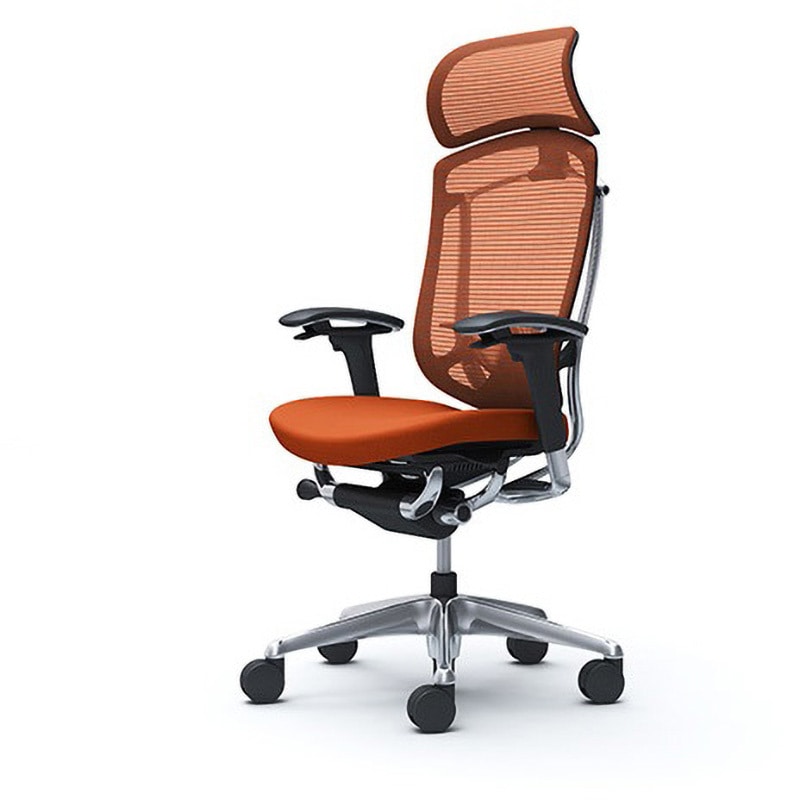 CC87BS FPD8 コンテッサセコンダ オフィスチェア(可動肘・座クッション)(5本脚/エクストラハイバック) 1脚 オカムラ(岡村製作所) 【通販モノタロウ】 149,900円