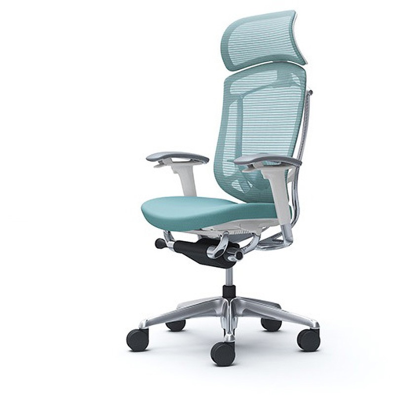 CC87BZ FPC6 コンテッサセコンダ オフィスチェア(可動肘・座クッション)(5本脚/エクストラハイバック) 1脚 オカムラ(岡村製作所) 【通販モノタロウ】