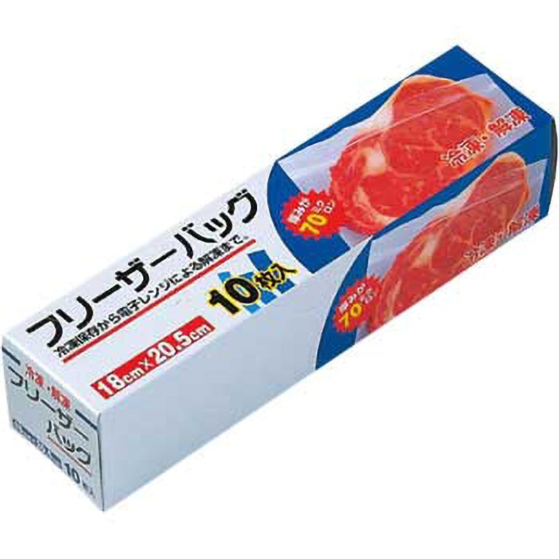 A-1090 クルーフリーザーバッグ クルー 寸法180×205mm 1箱(10パック×200個) A-1090