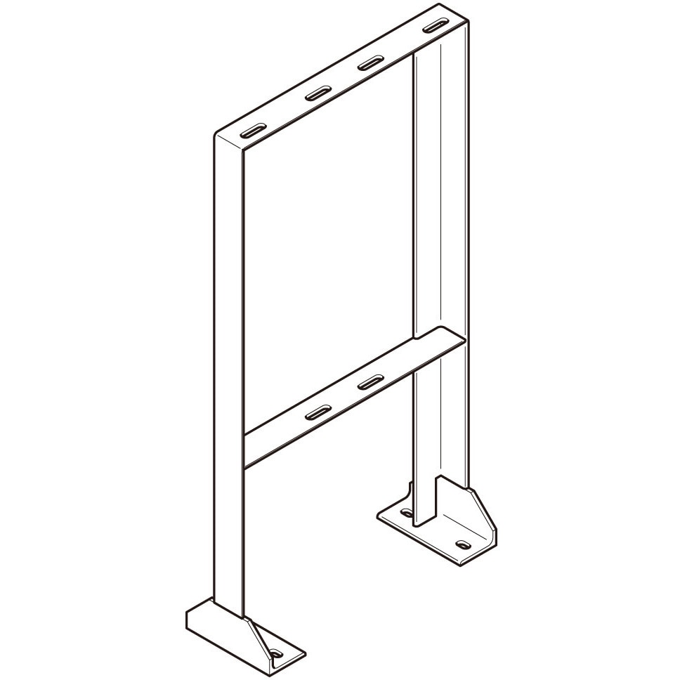 P-AGYS50313 床面固定立上りケーブルラック用耐震架台(2層用) 1個