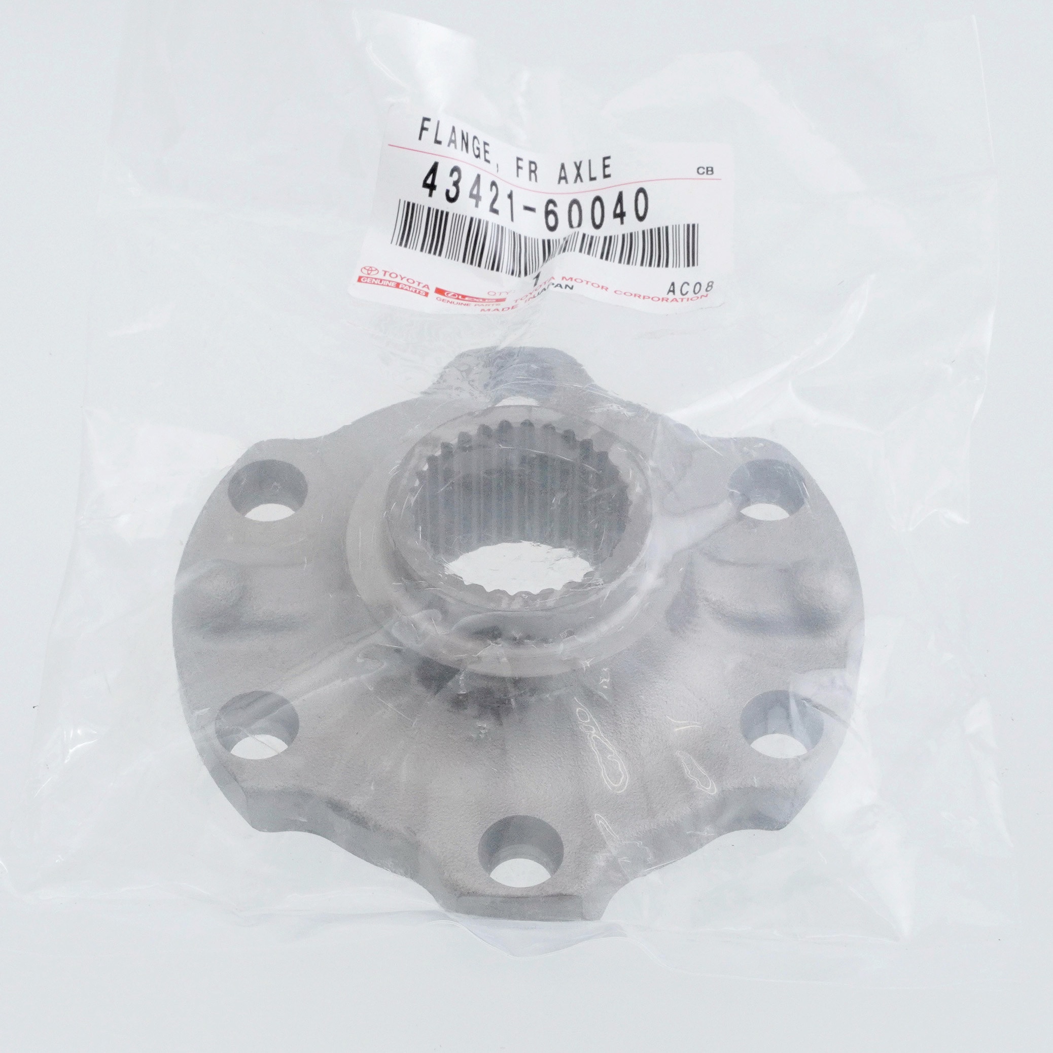 43421-60040 (43421)FLANGE， FR AXLE 1個 トヨタ 【通販モノタロウ】
