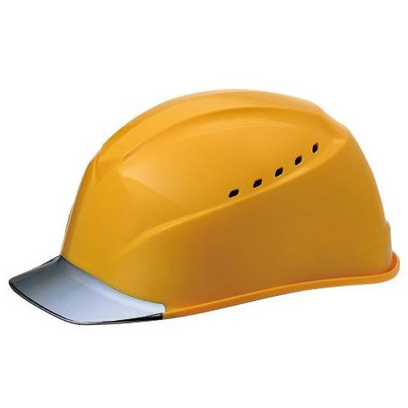 EA998BB-37 ヘルメット EA998BBシリーズ エスコ イエロー色 エアライトS/通気孔付