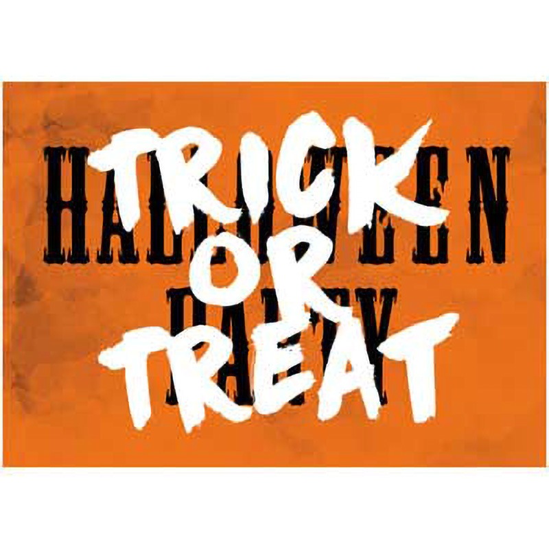 C-1-h-00001 オレンジバック ハロウィン ポップ・ポスター おしゃれEXPO サイズB0  C-1-h-00001 5,738円