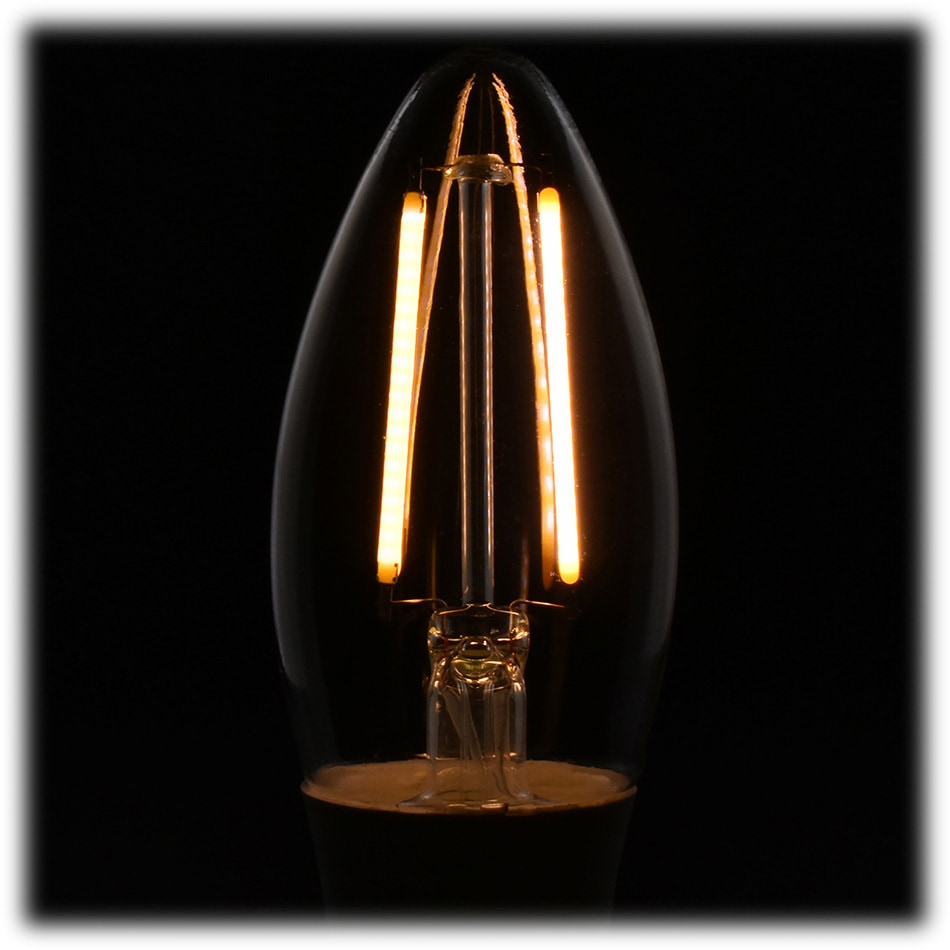 LDC2L-E12 C6 LEDフィラメントタイプシャンデリア球 E12 電球色 オーム