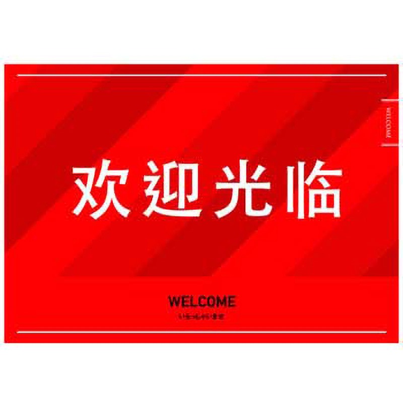 C-1-s-00001 迎光(いらっしゃいませ)中国語表記1. ポップ・ポスター おしゃれEXPO サイズB0  C-1-s-00001
