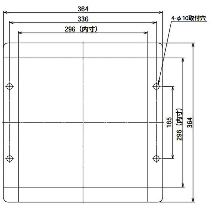 C-25SP2 産業用換気扇用ウェザーカバー(ステンレス製) 1個 東芝キヤリア 【通販モノタロウ】