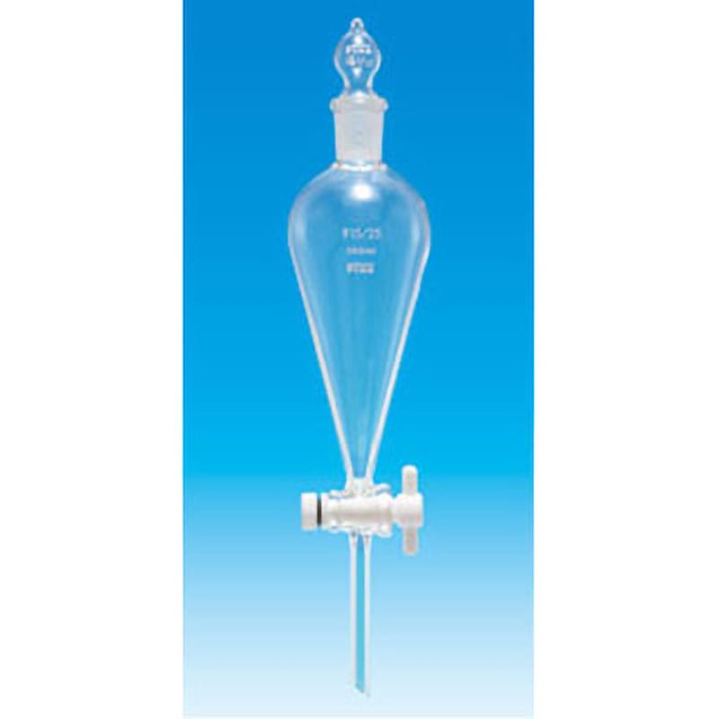 F共通スキーブ分液ロート球栓コック付 TGK(東京硝子器械) 容量1000mL