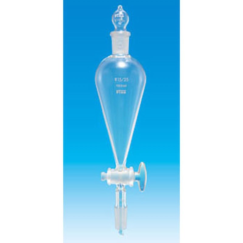 F共通スキーブ分液ロート球栓 TGK(東京硝子器械) 容量300mL