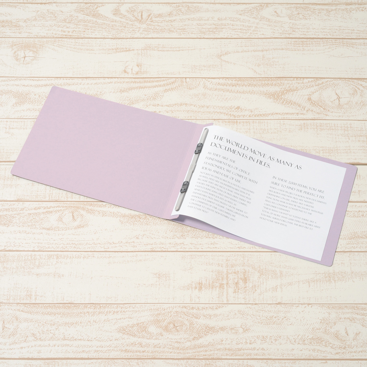 No.022N(78272) フラットファイル ノンステッチ 横型(E) 横罫線タイプ