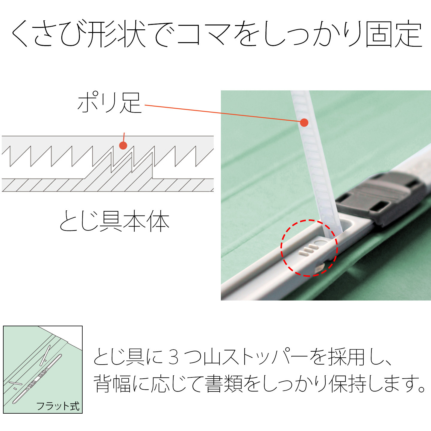 No.021NW(79045) フラットファイル 厚とじ300 ノンステッチ PLUS