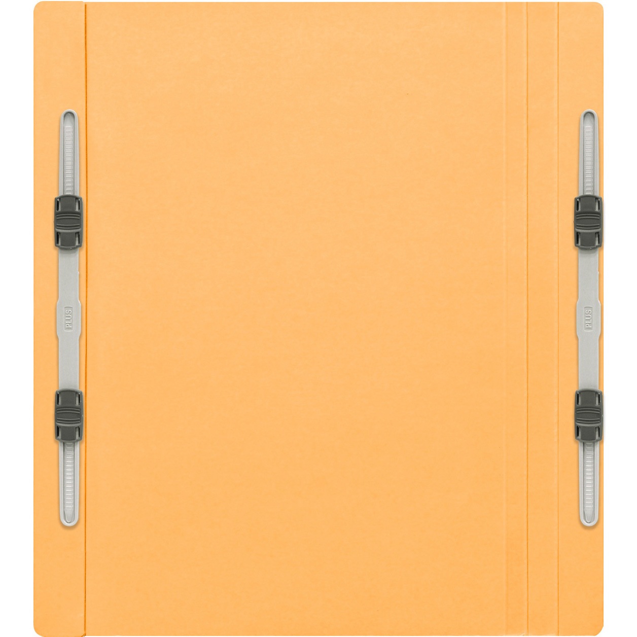 PLUS No.5 タフなスチールファイル　2個セット No.025D(89157) フラットファイル ダブルとじ具 ノンステッチ PLUS