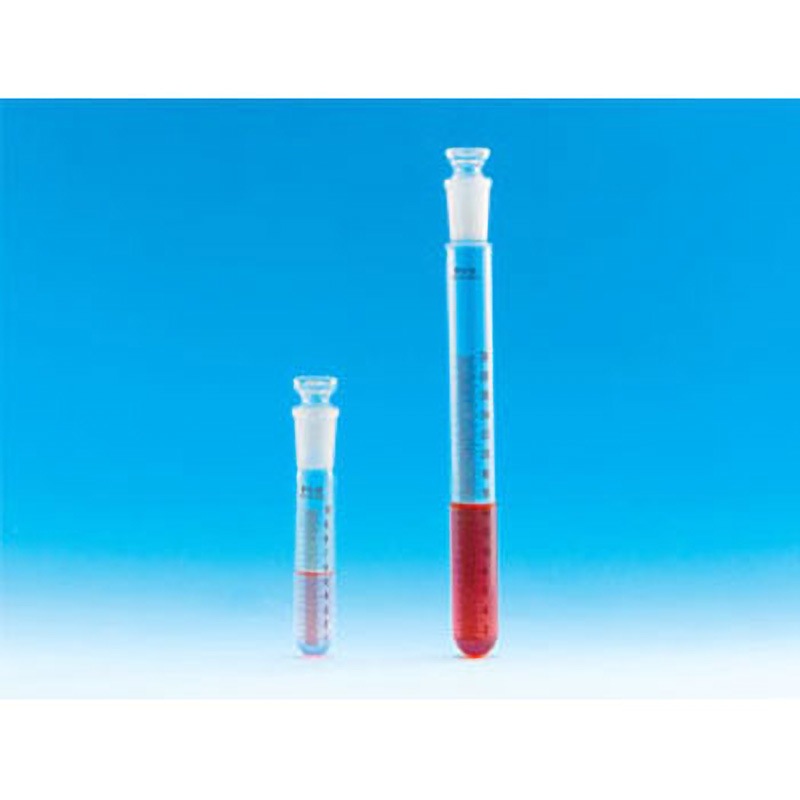 共通共栓試験管 細目盛 TGK(東京硝子器械) 10mL 1箱(10本