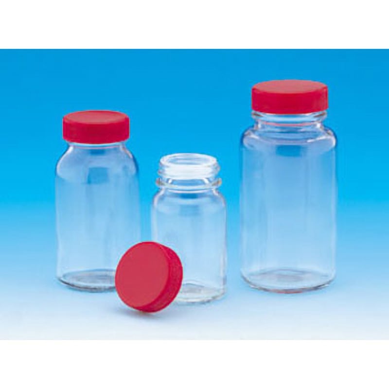 規格瓶 白 赤Cap栓付 TGK(東京硝子器械) 35.7mL  1箱(360本)