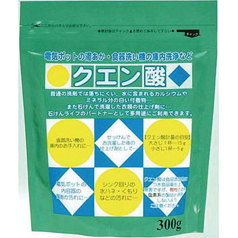 クエン酸様 クエン酸 1個(300g) 地の塩社 【通販モノタロウ】