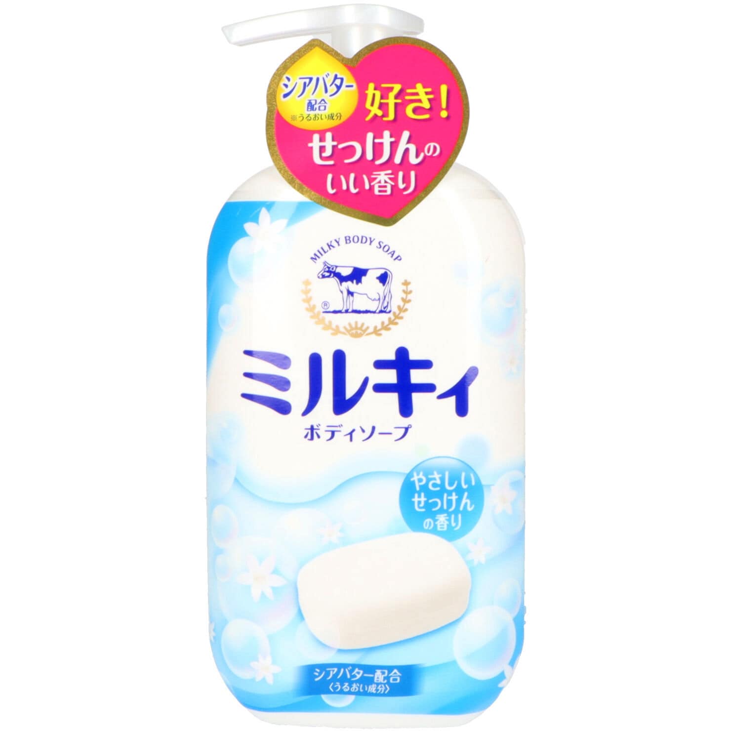 ミルキィ ボディソープ やさしいせっけんの香り 1個(550mL) 牛乳石鹸