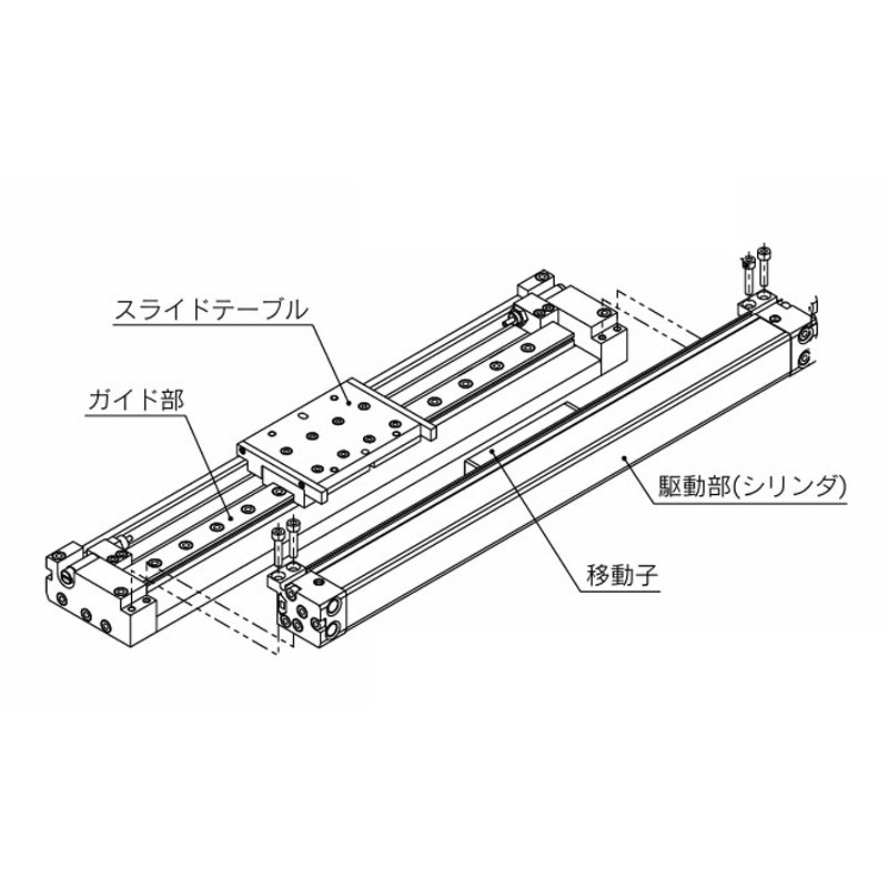 MY2BH16G-900 その他(MY2B～) SMC チューブ内径16mmストローク900mm